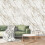(White 284392) Rasch Realistic Marble Effect Metallic Wallpaper 3