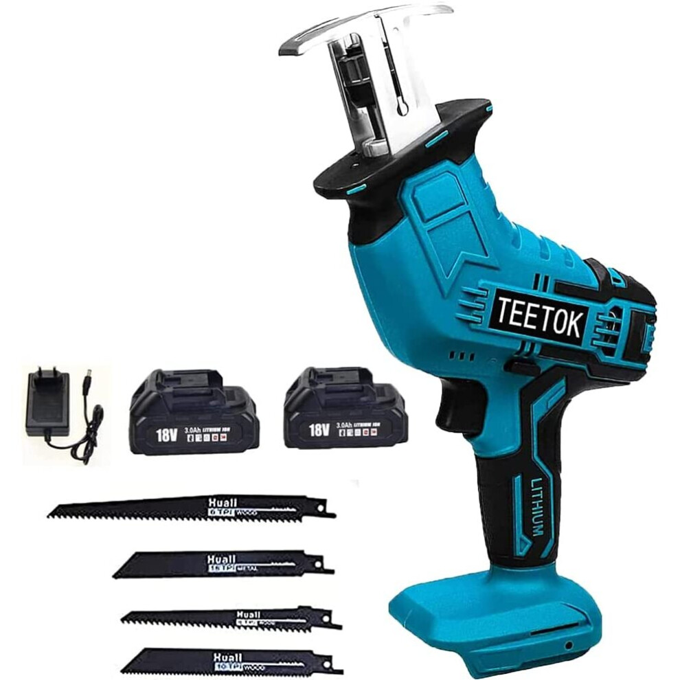 Cordless Reciprocating Saw Saber saw+2Batter+Charger-Makita Compatible