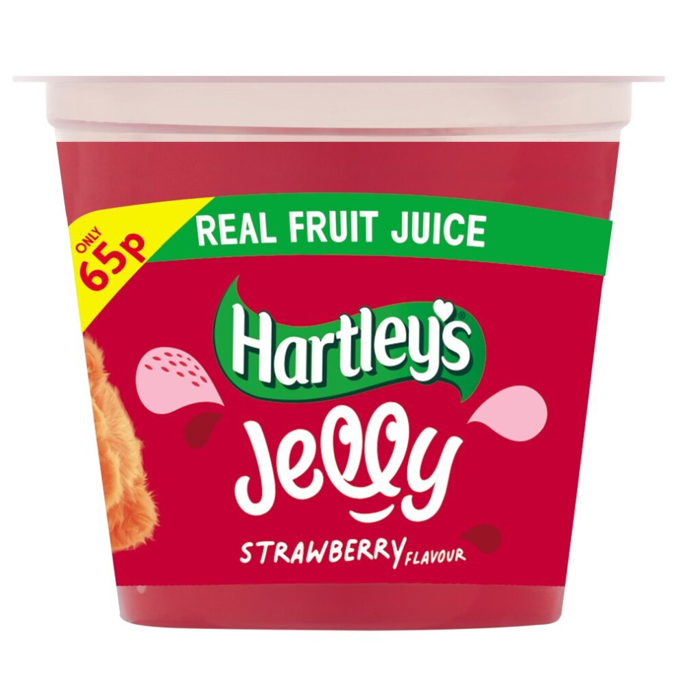 Hartley's Jelly Strawberry Flavour 125G (Pack Of 12)