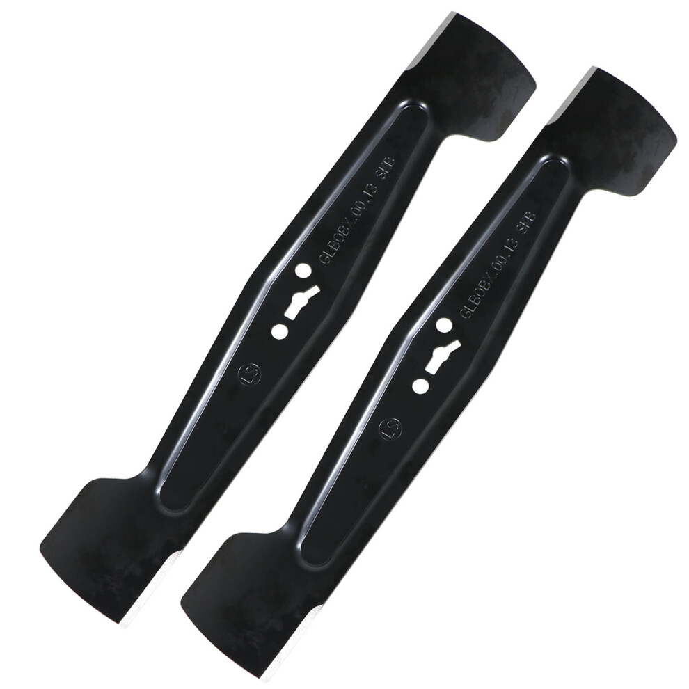 Spares2go Blade For Spear & Jackson 40V S4037cr Cordless Lawnmower Mower Cutter 37Cm X 2