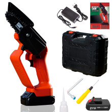 Portable and Lightweight Chainsaw Rotorazer Mini Chainsaw, Hand protection, Cordless and Powerful, Battery incorporated
