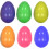 6 X Large Assorted Colour Fillable Plastic Surprise Easter Hunt Eggs 1