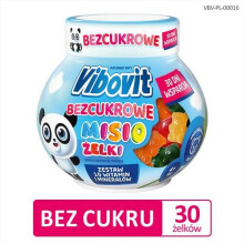 Vibovit Sugar-Free Multivitamin Jelly Bezcukrowe Misio Żelki, 30 Pieces