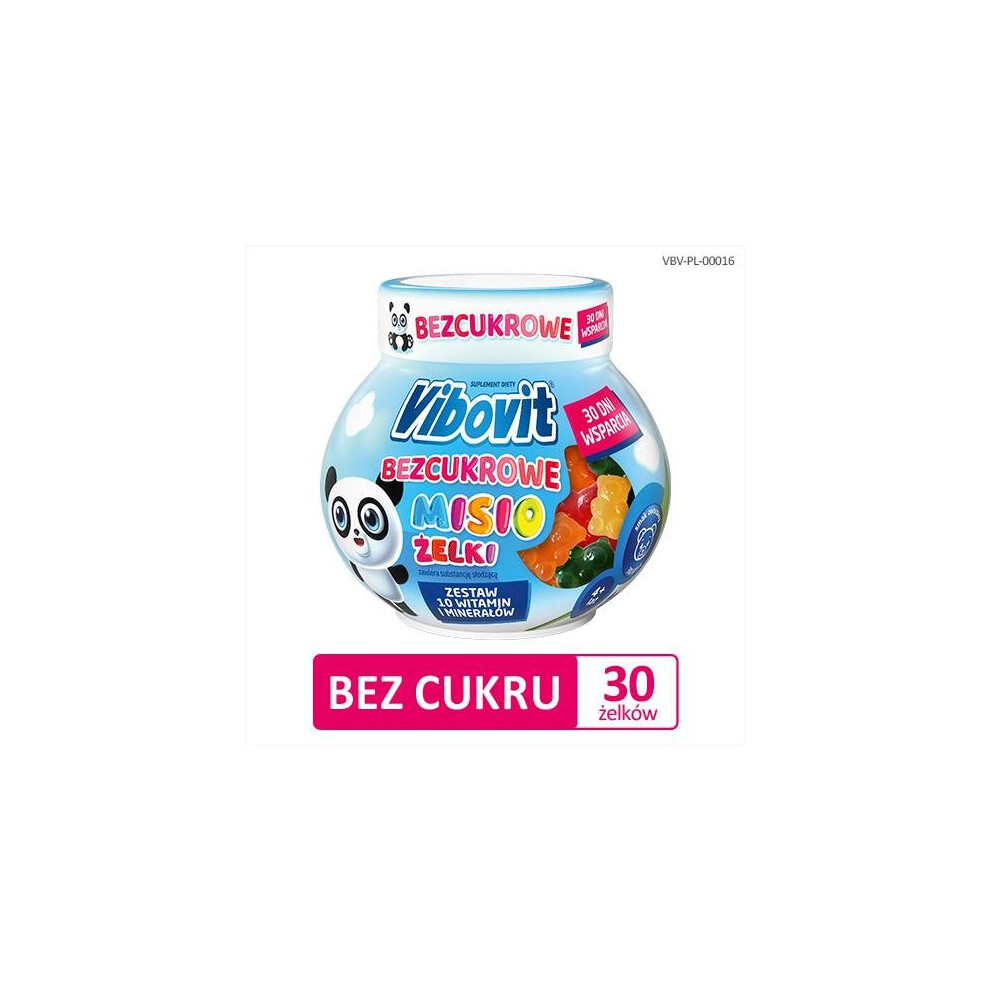 Vibovit Sugar free multivitamin jelly-Bezcukrowe Misio Å»elki-30pieces