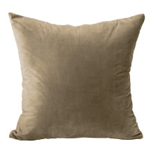 (24 x 24 inches (60 x 60 cm), Mink) Plush Velvet Soft Cushion Covers Throw Pillow Case