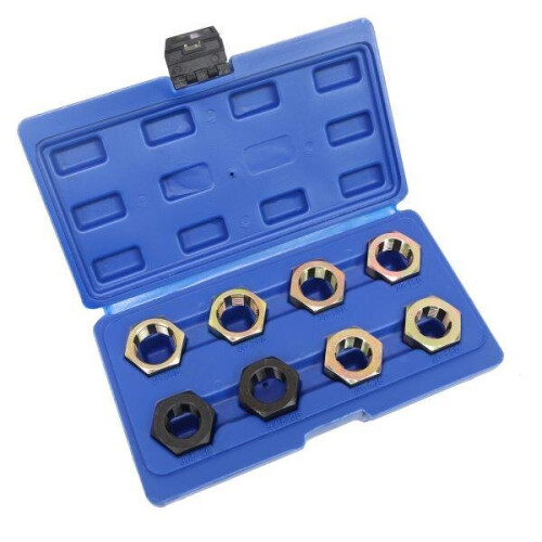us pro US PRO Tools 8pc Axle Spindle, Wheel Studs Rethreading Set Metric, Imperial 6271 1