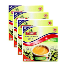 (Pack of 4) Mukti Cardamom Tea Unsweetened 140g Instant PreMix