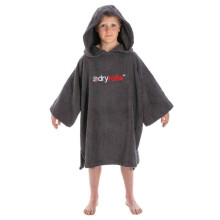 Dryrobe Towelling Changing Robe - Kids 5-9 - GREY