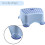 (BLUE STOOL) Kids Toilet Seat And Stool Unisex 3