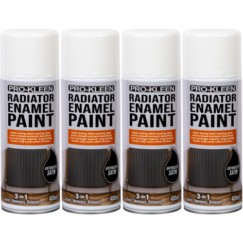 Pro-Kleen (Anthracite Satin , Four) Pro-Kleen Enamel Radiator Paint