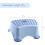 (BLUE STOOL) Kids Toilet Seat And Stool Unisex 2