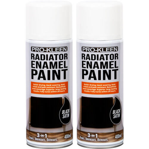 Pro-Kleen (Black Satin, Twin) Pro-Kleen Enamel Radiator Paint