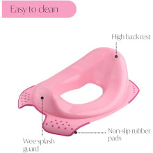 (PINK TOILET TRAINING SEAT) Kids Toilet Seat And Stool Unisex