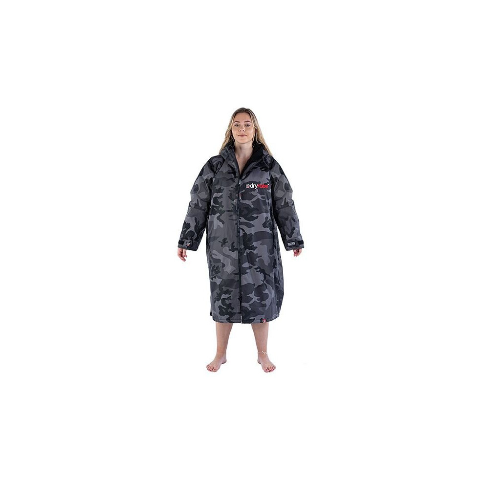 Dryrobe Advance Long Sleeve - Black Camo/Black - Medium