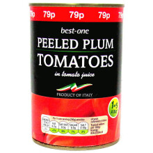 Bestone Plum Tomatoes 400g (Pack of 2)