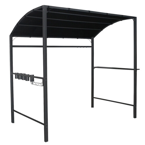 Outdoor Garden BBQ Gazebo Party Tent Awning Smoking Patio Grill Canopy