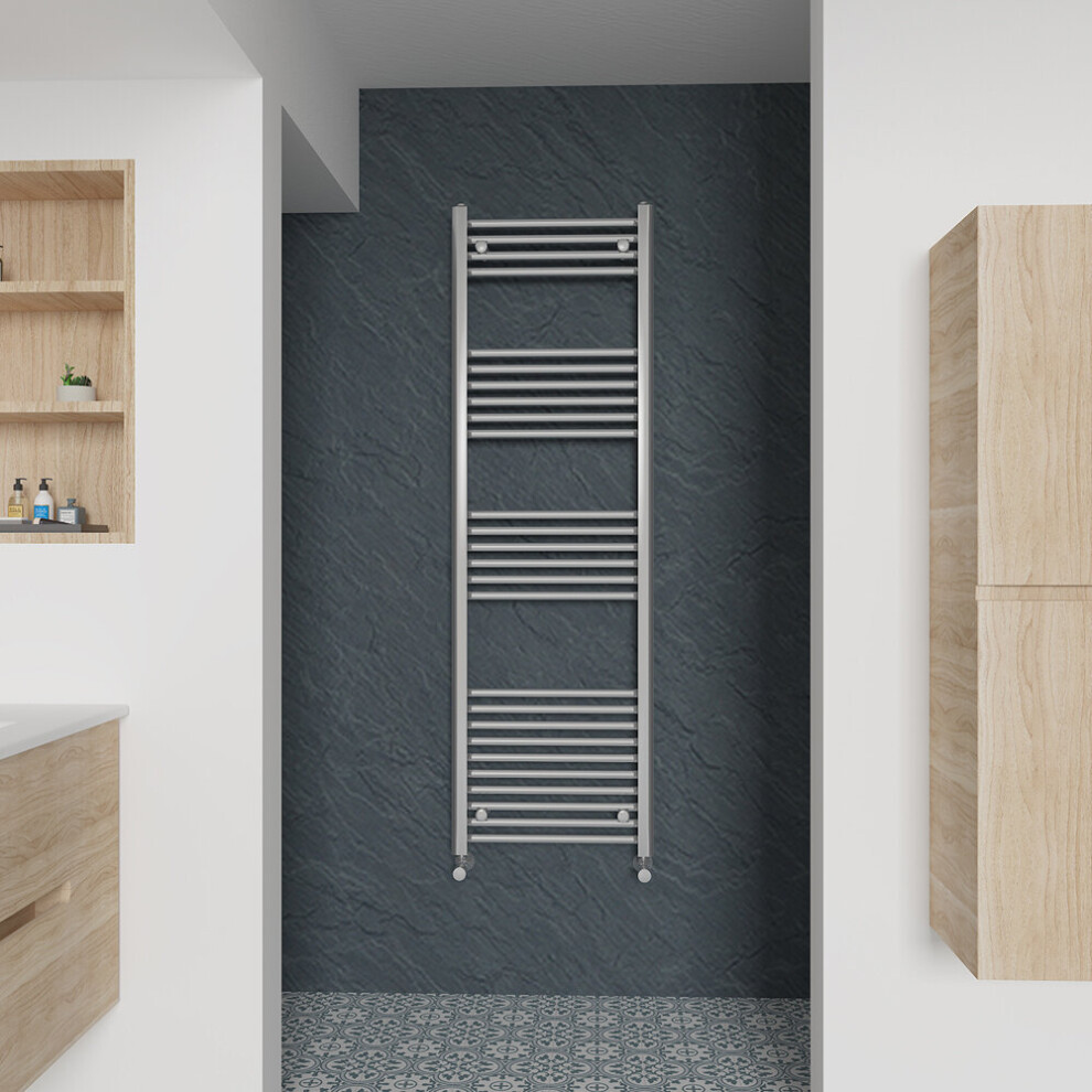 Warmehaus (Straight, 1600X500mm) Heated Towel Rail Chrome Bathroom Ladder Style Radiator Central Heating