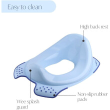 (BLUE TOILET TRAINING SEAT) Kids Toilet Seat And Stool Unisex
