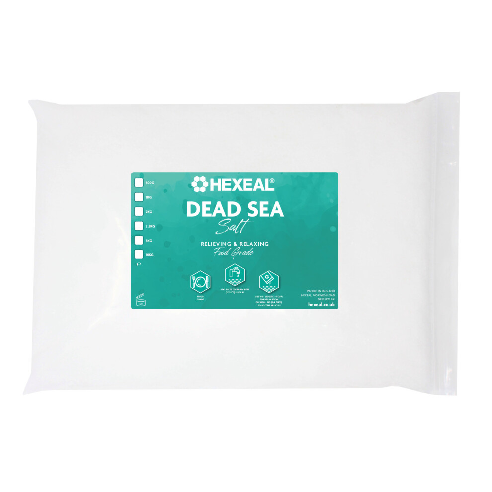 DEAD SEA SALT | 5KG BAG | 100% Natural | FCC Food Grade