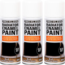 (Triple, Black Matt) Pro-Kleen Enamel Radiator Paint (Matt)