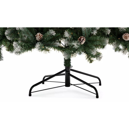 Habitat 8ft Oscar Pre-Lit Pine Cone Christmas Tree - Green 2