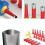 22PCS Stainless Steel Caulking Caulk Nozzle Applicator 4