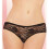 (Pink, L) Women's Open Crotch Ruffle Back Lace Boyshort Panty 3