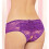 (Red, S) Women's Open Crotch Ruffle Back Lace Boyshort Panty 5