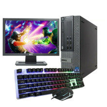 Fcs Fast Gaming Dell Bundle Tower Pc Full Set Computer System Intel I3 8Gb 1Tb Gt730 - Refurbished