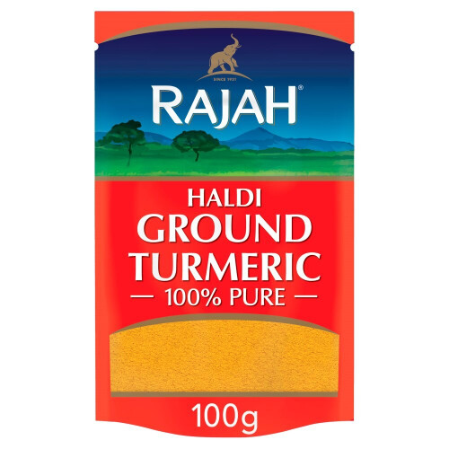 Rajah Haldi Ground Turmeric 100g ( Pack of 10 ) 1