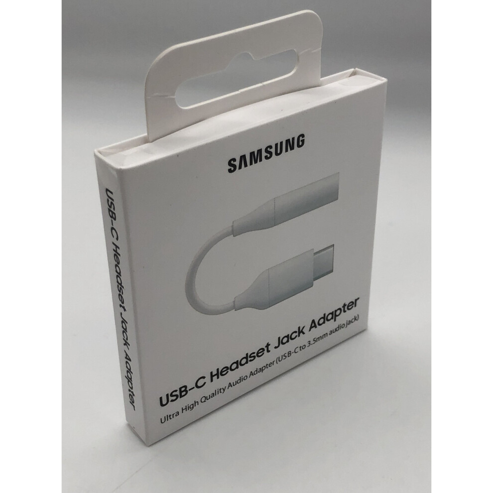 Samsung Genuine Usb-C To 3.5Mm Headphone Jack Adapter Uc10juwegus