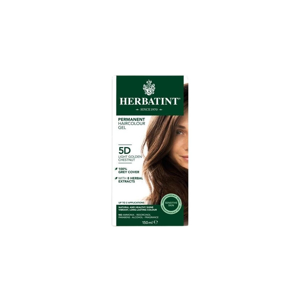 Herbatint Brown Hair Colour - Light Golden Chestnut, 150Ml