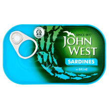 John West Sardines in Brine 120g ( Pack of 12 )