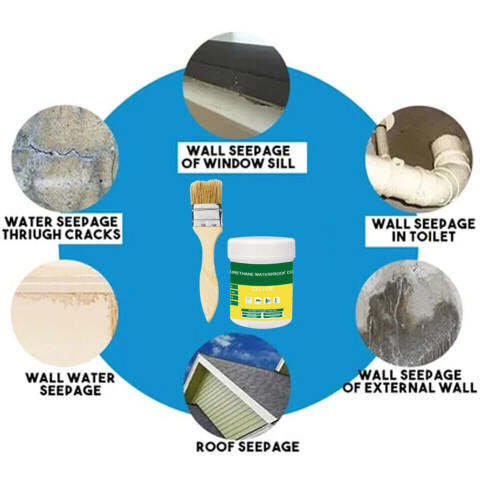 Paste Polyurethane Waterproof Coating for Home House Roof Sealant 2