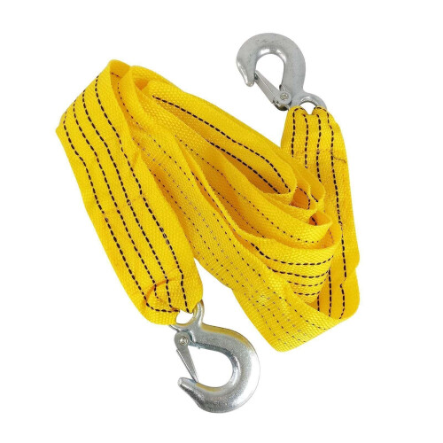 True Face 3 TONNE Tow Towing Pull Rope 3m Strap 1