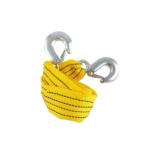 True Face 3 TONNE Tow Towing Pull Rope 3m Strap 2