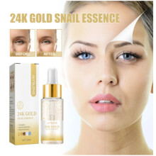 24k Gold Collagen Booster Serum, Snail Serum Deeply Moisturizer Anti Aging
