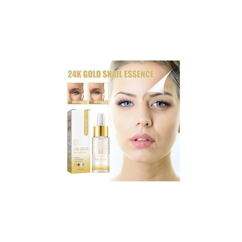 Srj Star Gold 24K Collagen Booster Serum, Snail Serum Deeply Moisturizer Anti Aging