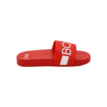 ( J29274 997-10) Hugo Boss Boy's Logo Sliders Red