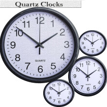 Vintage Quartz Basic Wall Clock Round Analogue