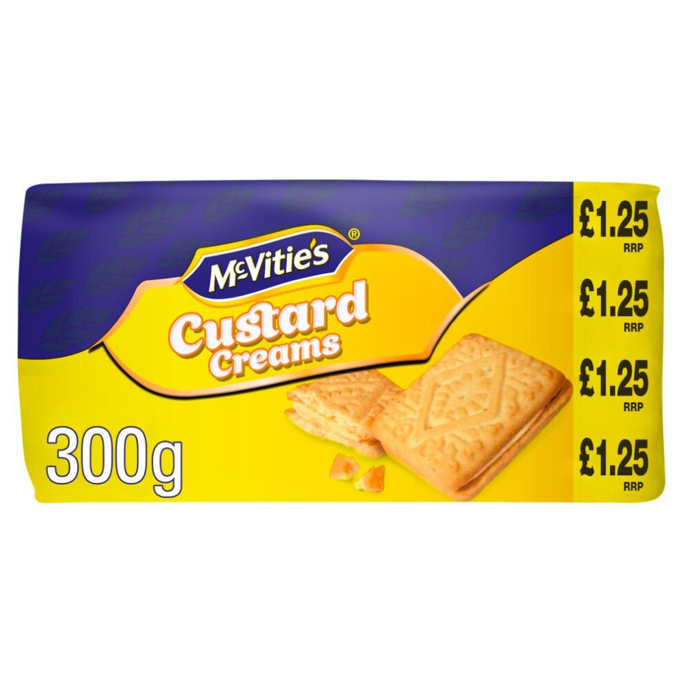 Mcvitie's Custard Creams 300g ( Pack of 12)