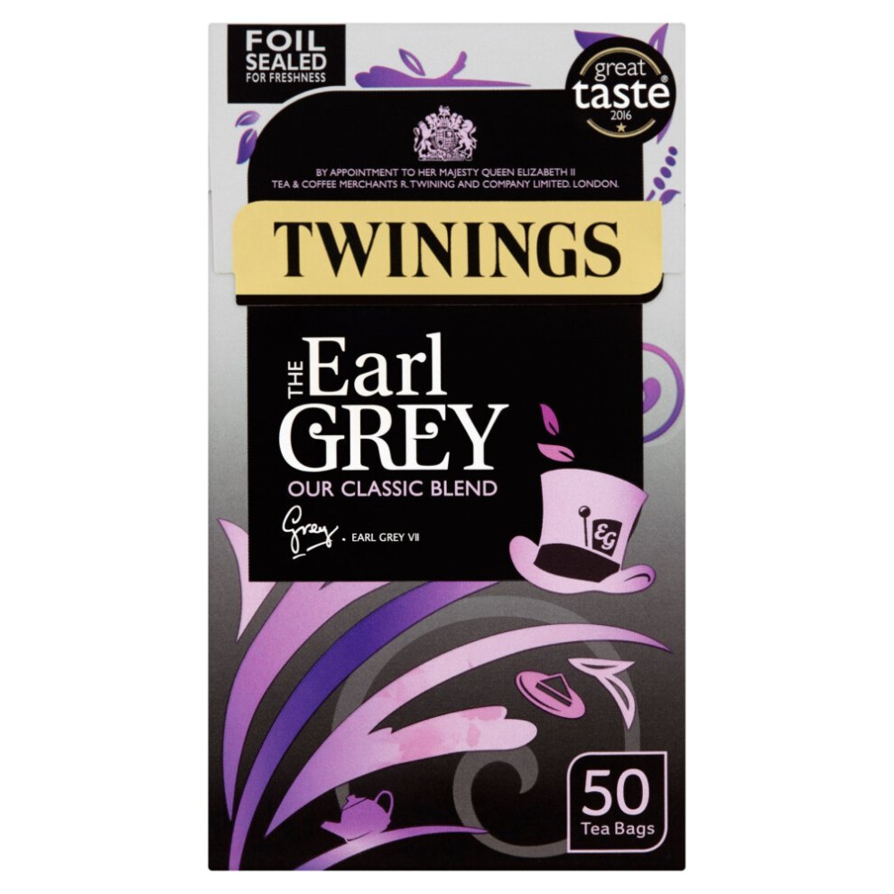 Twinings Early Grey Tea Bags 50s (Pack of 8)