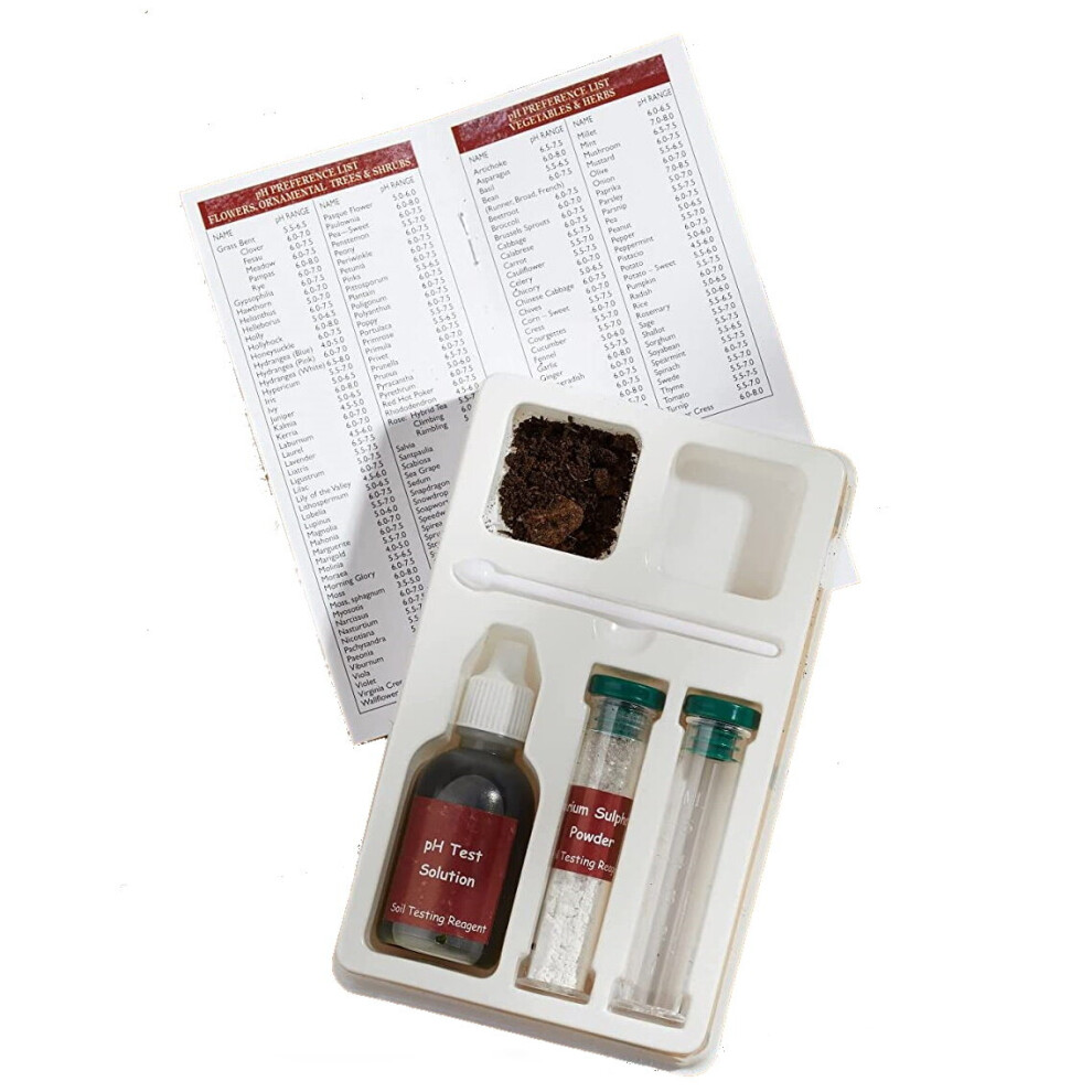 pH Soil Testing Kit Quick & Easy Smart Garden Useful Plant Levels Checker