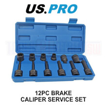 US PRO Tools 12pc Brake Caliper Service Set For Bmw Mercedes Porsche Vag 6231