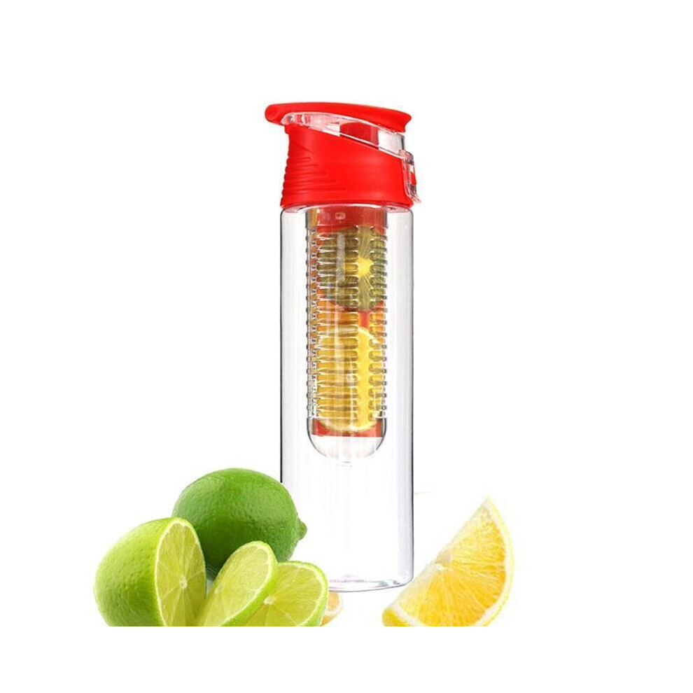 Plastic Water Bottle FRUIT INFUSION Portable Drinks 700ml