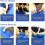 Self Inflating Camping Mat Pillow Roll Up Mattress/Pad Sleeping Bed UK 7