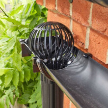 Downpipe Leaf Guard Gutter Filter Debris Cover Garden Guttering Accessory x 2