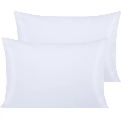 (WHITE) 2X Pillowcases Housewife Luxury Pillow Covers 1