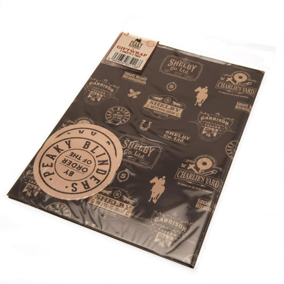 Peaky Blinders Gift Wrap & Tags