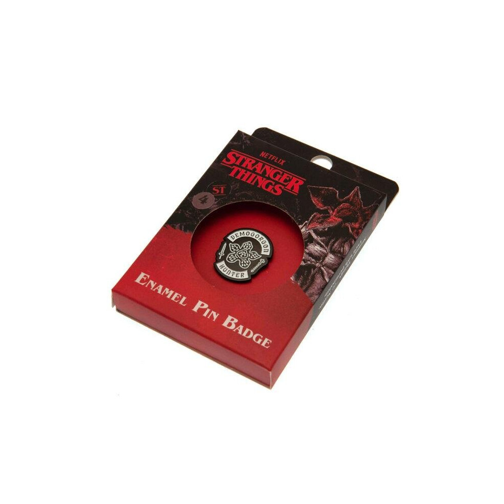 Taylors Merchandise Stranger Things Badge Demogorgon Hunter
